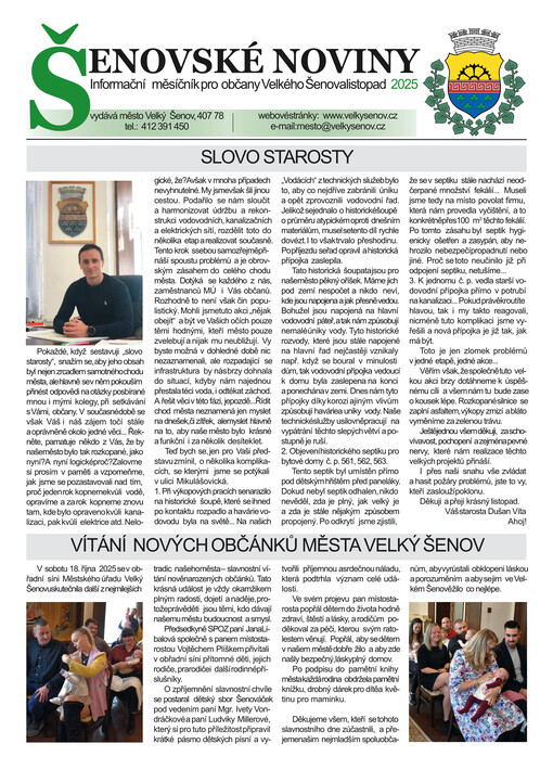 Šenovské noviny : měsíčník pro občany Velkého Šenova