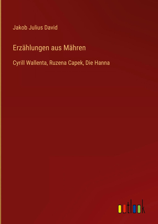 Erzählungen aus Mähren /