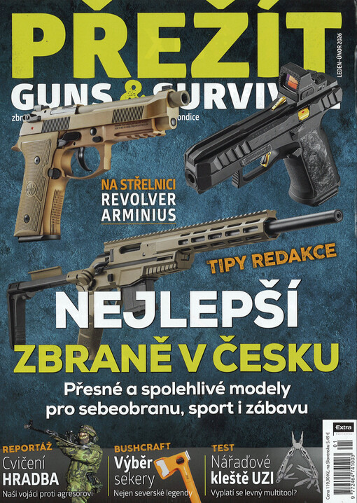 Přežít : guns & survival : zbraně, sebeobrana, výstroj, airsoft, outdoor, kondice