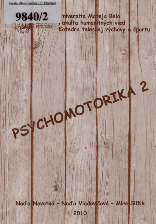 Psychomotorika. 2.