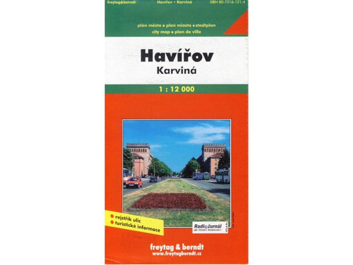 KarvináHavířov : plán města 1:12 000