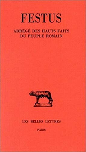 Abrégé des hauts faits du peuple romain /