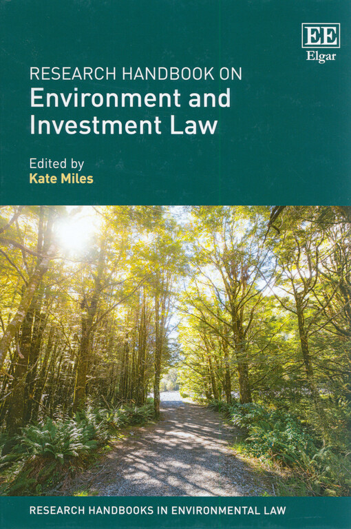 Research handbook on environment and investment law
