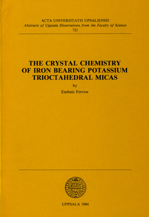 The crystal chemistry of iron bearing potassium trioctahedral micas