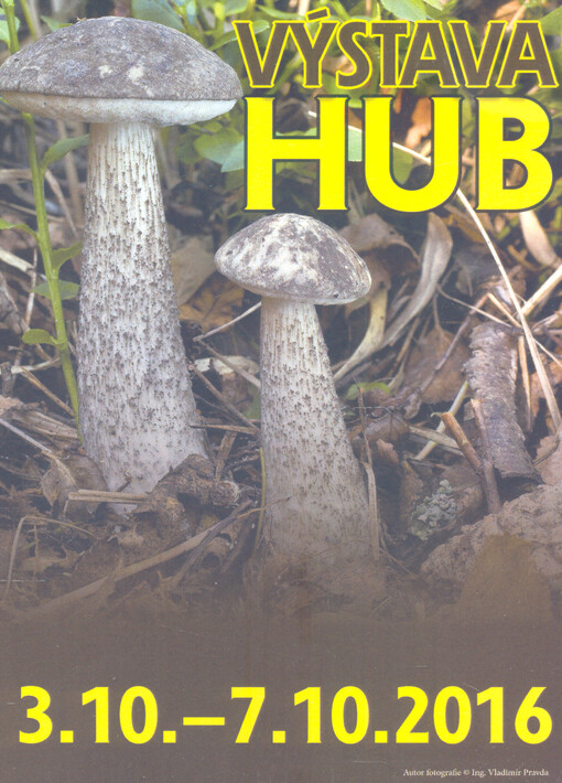 Jihočeské muzeum v Českých Budějovicích a Mykologický klub při Jihočeském muzeu Vás a Vaše přátele zvou na tradiční výstavu hub ...