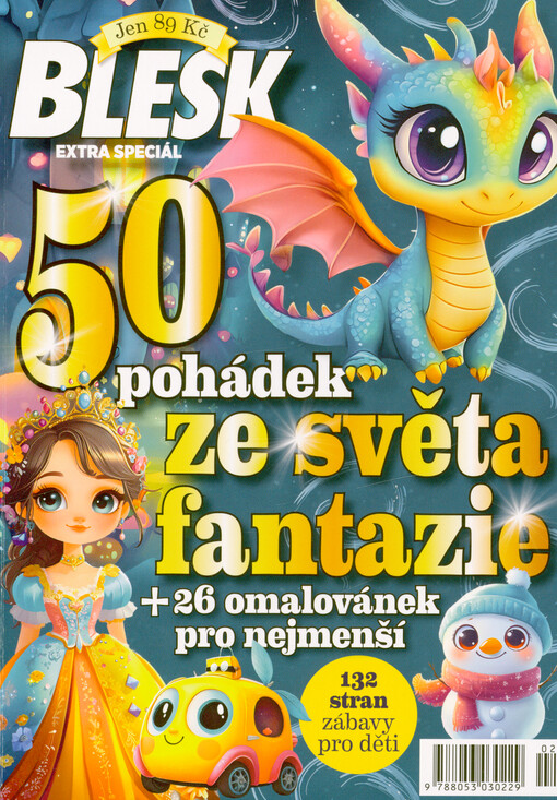 50 pohádek ze světa fantazie + 26 omalovánek pro nejmenší
