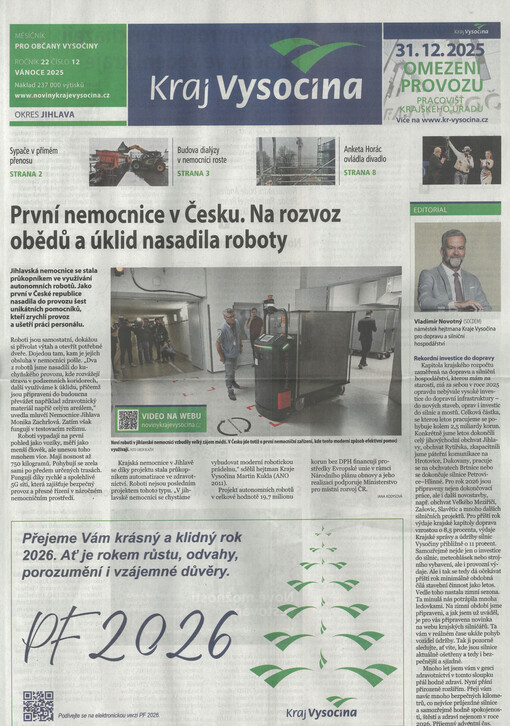 Kraj Vysočina : měsíčník pro občany Vysočiny