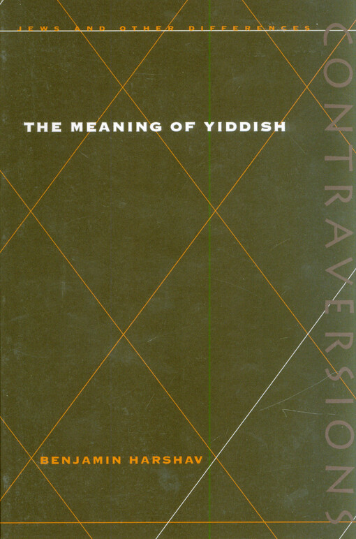 The meaning of Yiddish