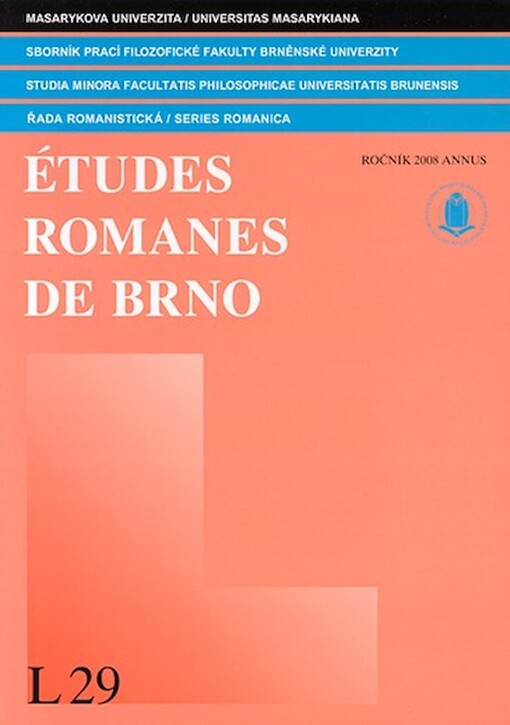 Sborník prací Filozofické fakulty brněnské univerzity.Ročník LVII,Řada romanistická (L) = Series romanica.