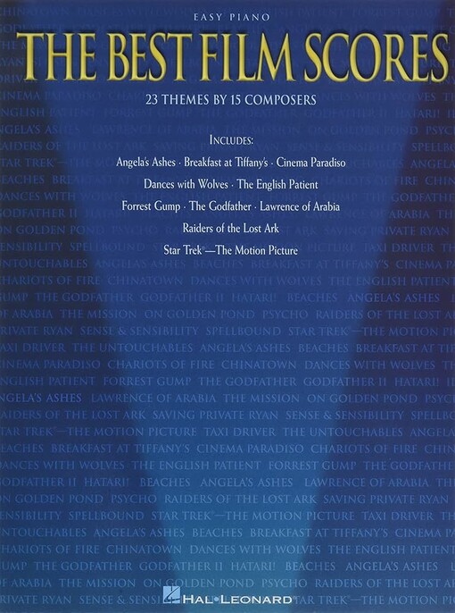 The Best Film Scores (Easy Piano (Hal Leonard))