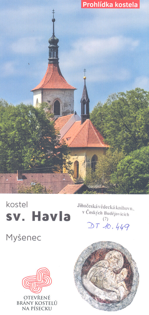 Kostel sv. Havla Myšenec : prohlídka kostela