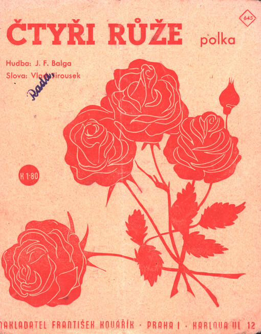 Čtyři růže : polka