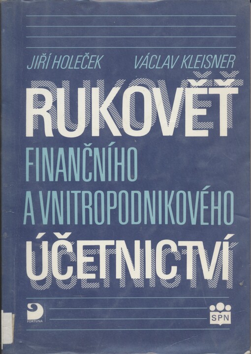 Rukověť finančního a vnitropodnikového účetnictví /