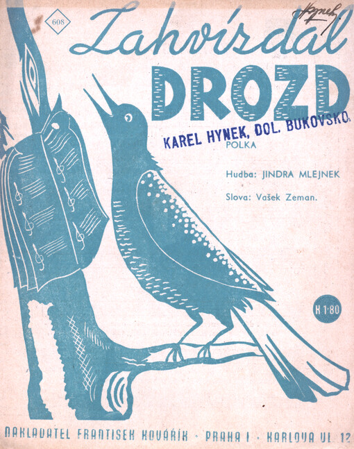 Zahvízdal drozd : polka