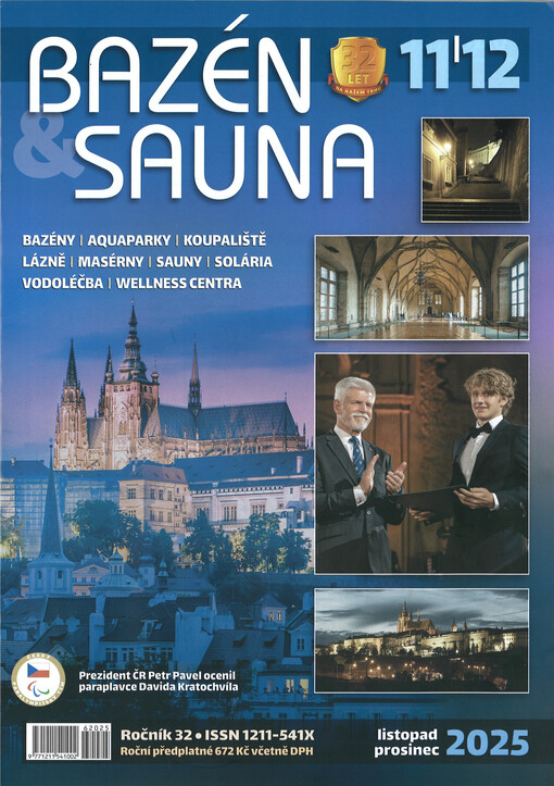  Bazén & sauna : revue pro bazény, koupaliště, lázně, masérny, sauny, solária, vodoléčbu