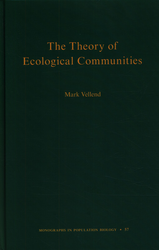 The theory of ecological communities