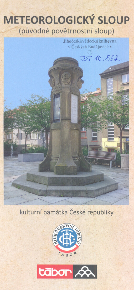 Meteorologický sloup (původně povětrnostní sloup) : kulturní památka České republiky