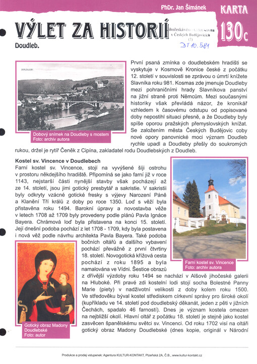 Výlet za historií Doudleb