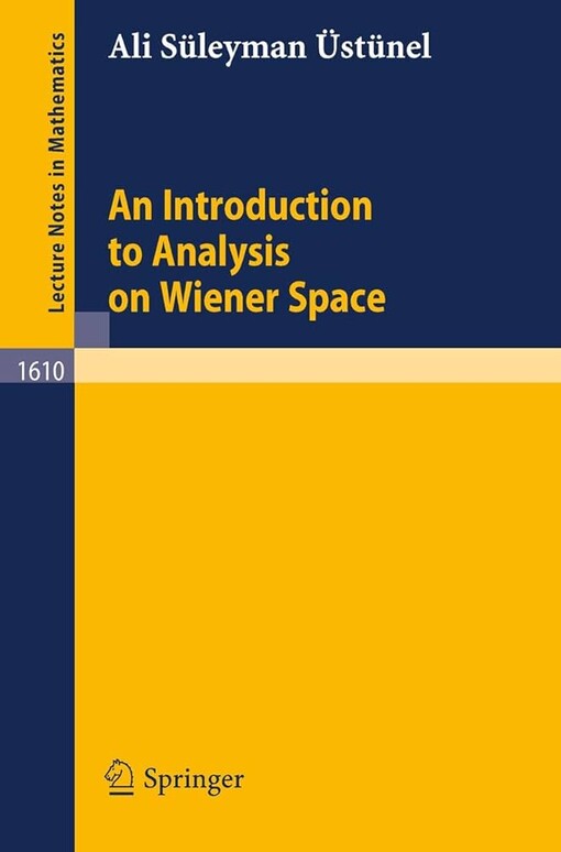 An Introduction to Analysis on Wiener Space (Lecture Notes in Mathematics)