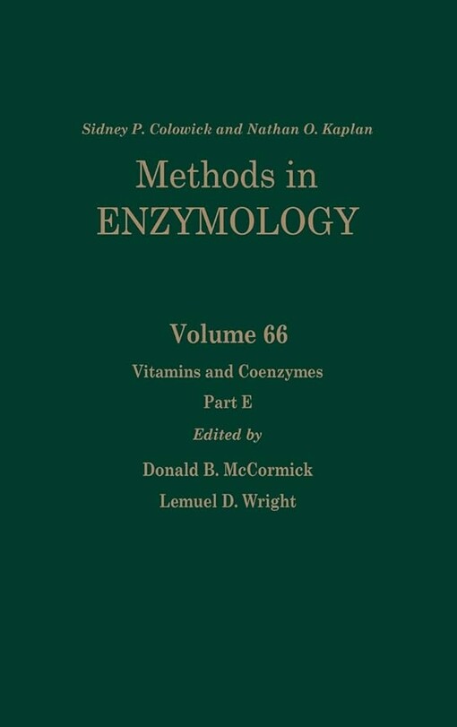 Vitamins and Coenzymes, Part E, Volume 66: Volume 66: Vitamins and Coenzymes Part E (Vitamins & Coenzymes)