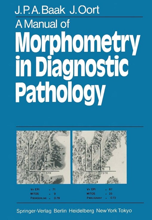 A Manual of morphometry in diagnostic pathology
