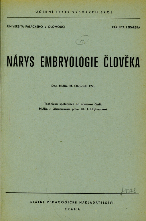 Nárys embryologie člověka