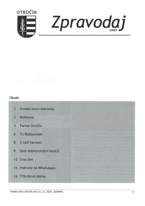 Zpravodaj :Otročín