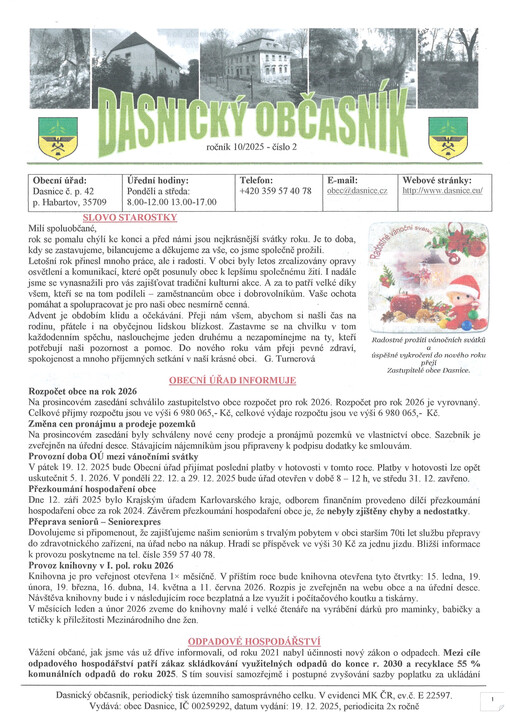 Dasnický občasník
