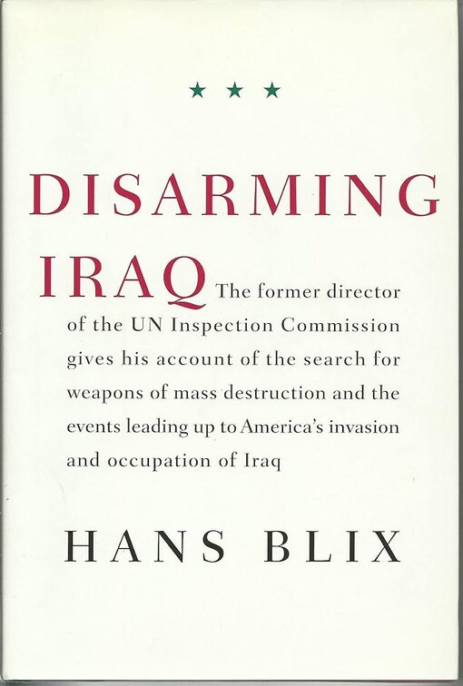 Disarming Iraq