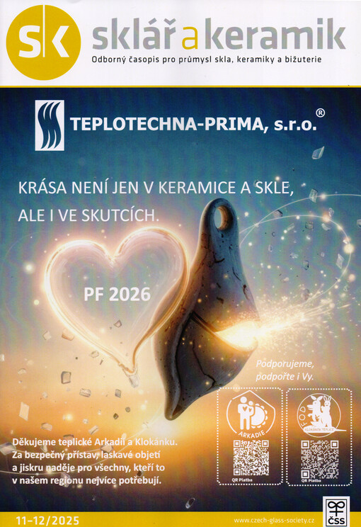 Sklář a keramik : časopis ministerstva lehkého průmyslu