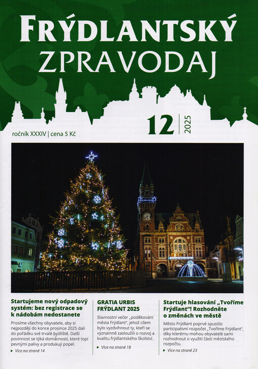 Frýdlantský zpravodaj : informační měsíčník MěÚ ve Frýdlantě