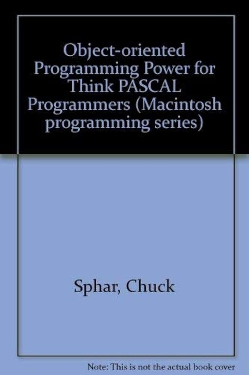 Object-oriented programming power for THINK Pascal programmers