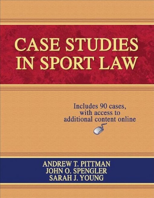 Case Studies in Sport Law w/Web Resource