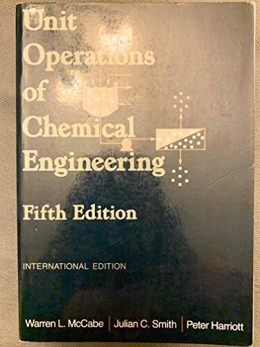 Unit operations of chemical engineering