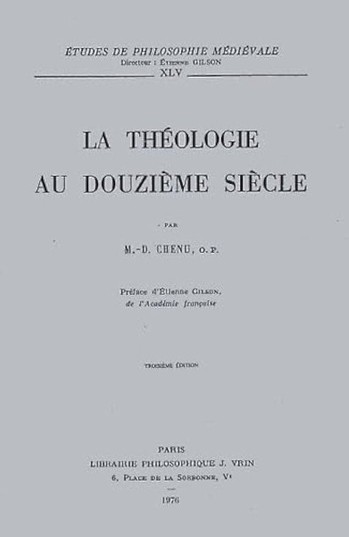 La théologie au XIIème siècle