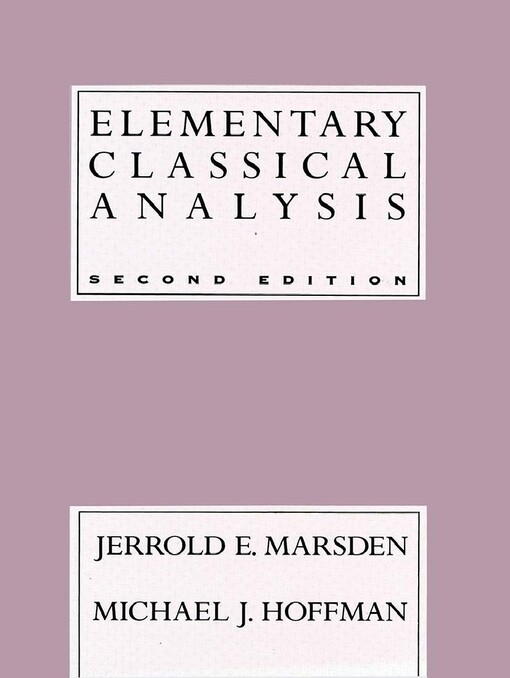 Elementary classical analysis