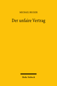 Der unfaire Vertrag.