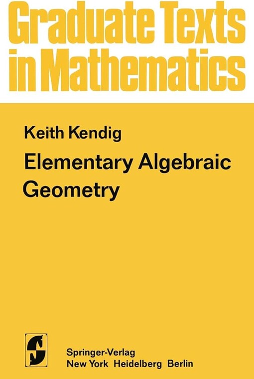 Elementary algebraic geometry