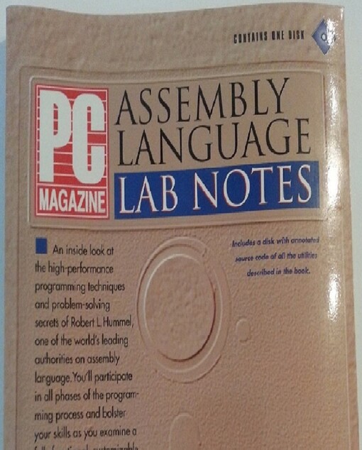 PC magazine assembly language Lab Notes / Robert L. Hummel