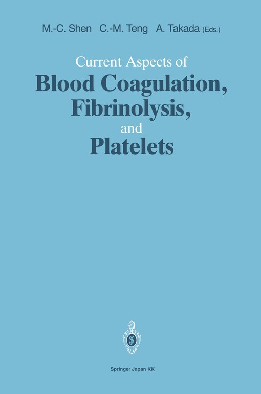 Blood coagulation, fibrinolysis, and platelets