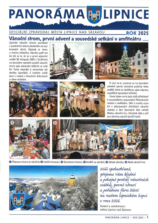 Panorama Lipnice : oficiální zpravodaj Obecního úřadu v Lipnici nad Sázavou