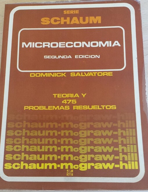 Theory and problems of microeconomic theory