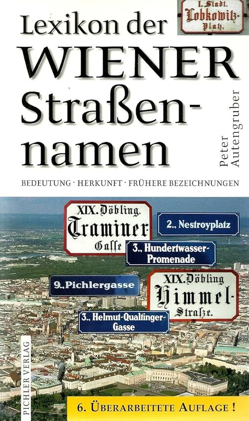 Lexikon der Wiener Straßennamen