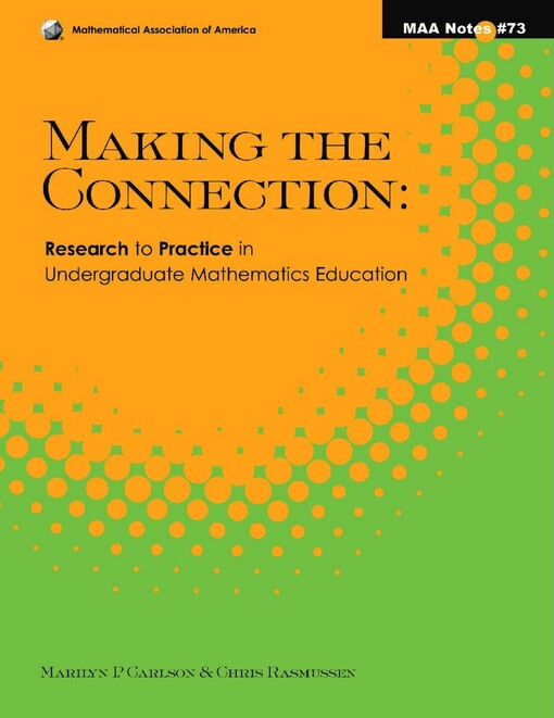 Making the connection :research and teaching in undergraduate mathematics education