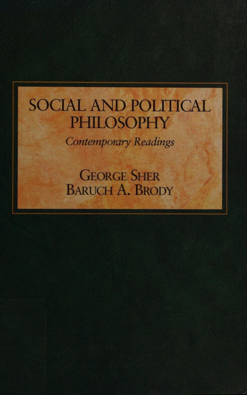 Social and political philosophy :contemporary readings