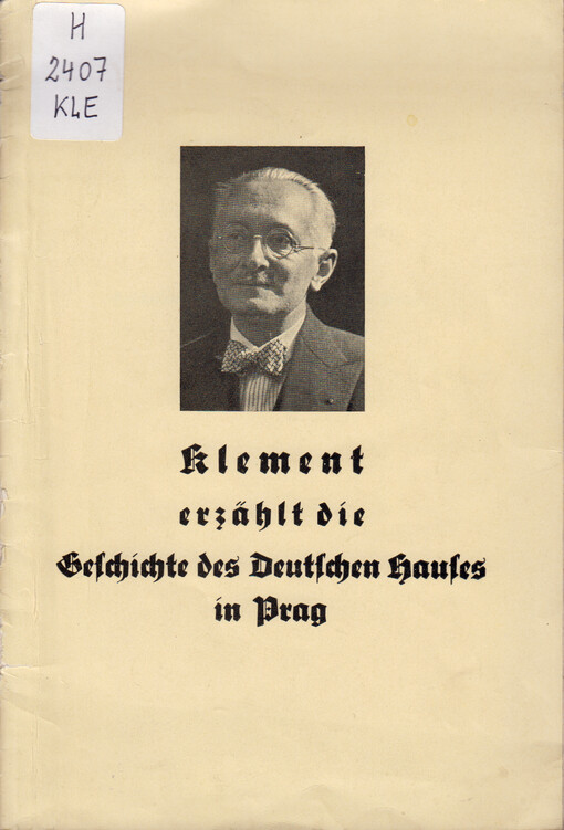 Geschichte des deutschen Hauses in Prag