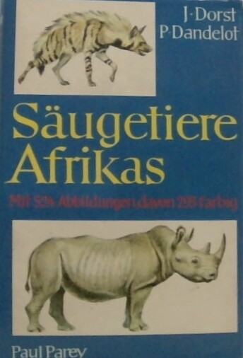 Säugetiere Afrikas :ein Taschenbuch für Zoologen und Naturfreunde