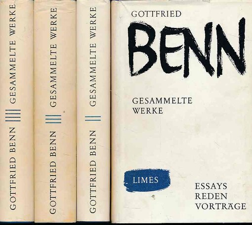 Gesammelte Werke in vier Bänden.Erster Band,Essays. Reden. Vorträge