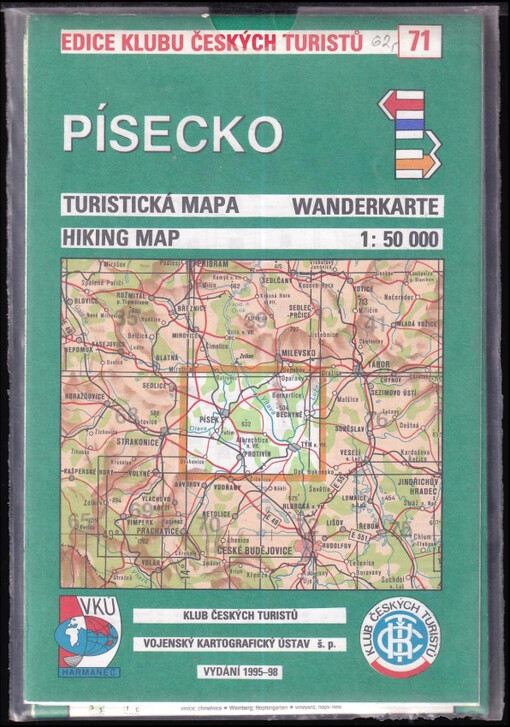 Písecko : turistická mapa