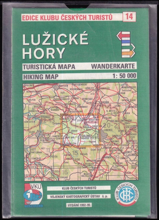 Lužické hory : turistická mapa